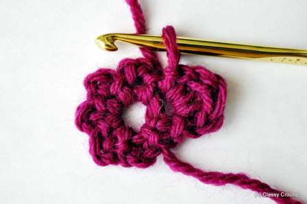 Basic Crochet Flower Tutorial | Classy Crochet